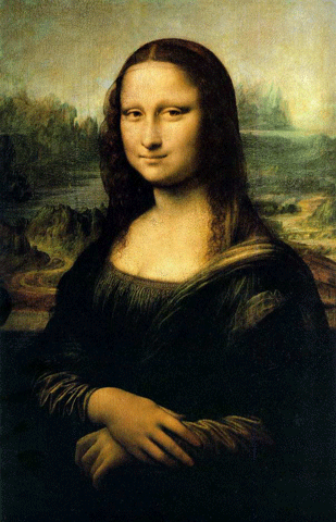 reproductie Mona lisa van Leonardo Da Vinci